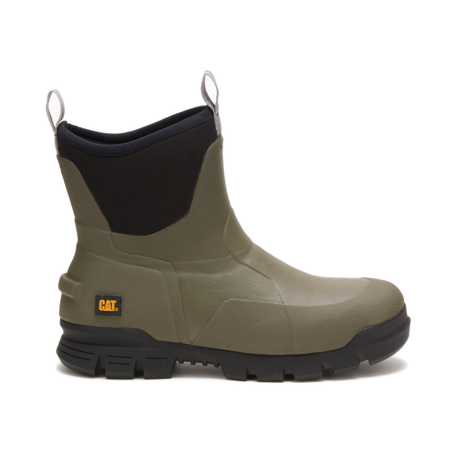 Caterpillar Men's Stormers 6" Rubber Boots Olive CAT-39602